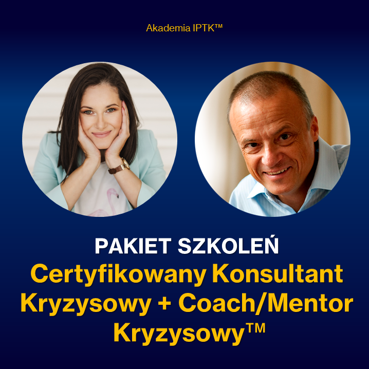 Pakiet szkoleń: Konsultant Kryzysowy™ + Coach/Mentor Kryzysowy™ — płatność jednorazowa (10% zniżki)